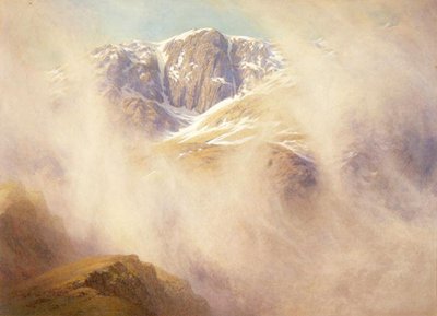 Mañana brumosa, Hen Tor, Coniston Fells de William Gersham Collingwood