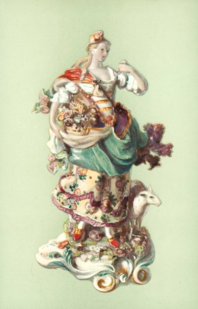 Figura de una Pastora, Chelsea de William Gibb