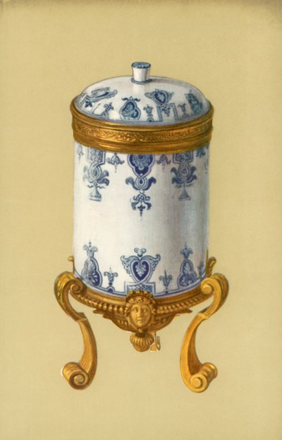 Pote de Tocador, St Cloud, con Montura de Ormolu (litografía en color) de William Gibb