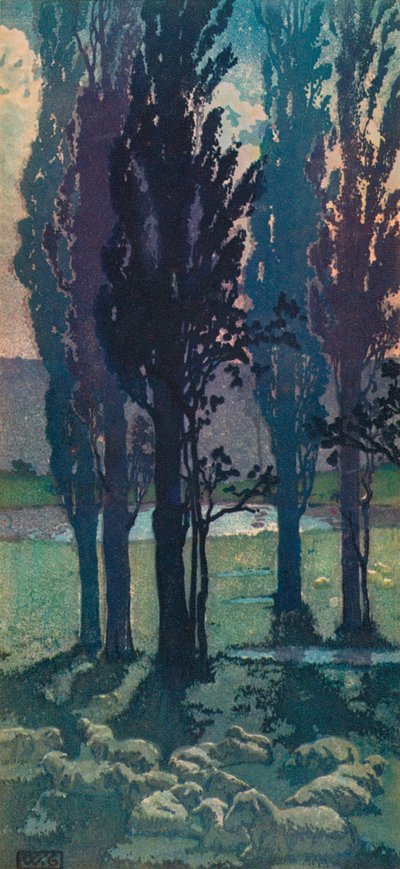 Luna de septiembre, c. 1901, 1928 de William Giles