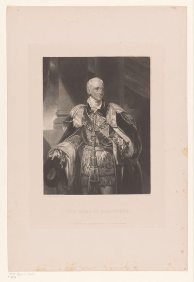Retrato de Philip Yorke, vestido como Caballero de la Orden de la Jarretera de William Giller