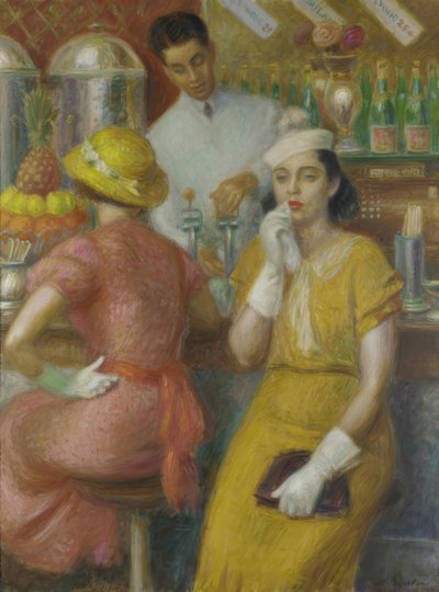 La fuente de soda de William Glackens
