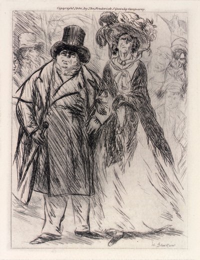 Sr. y Sra. Mollet de William Glackens