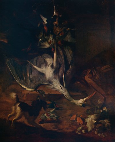 Naturaleza muerta y caza, c1680, 1935 de William Gowe Ferguson