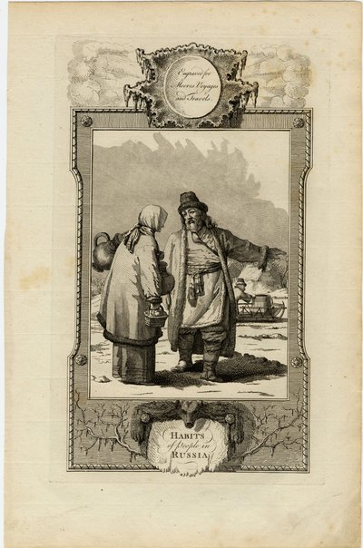 Hábitos de los moscovitas, ca 1730 de William Grainger