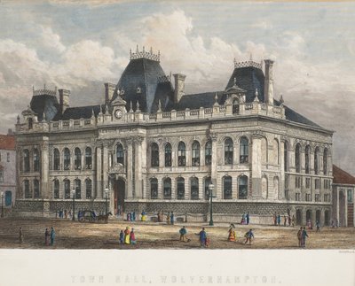 Ayuntamiento de Wolverhampton, c.1871 de William Greatbach