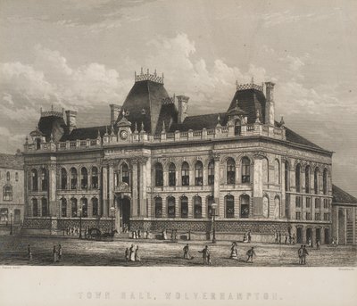 Ayuntamiento de Wolverhampton, c.1871 de William Greatbach