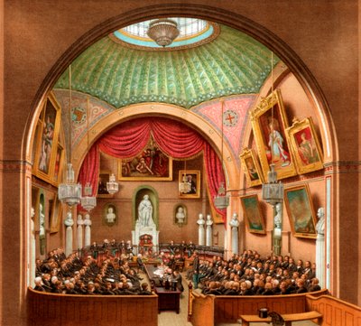 Sala del Consejo, Guildhall, Ciudad de Londres, 1886 de William Griggs