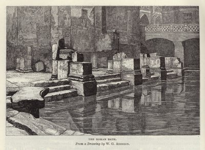 El Baño Romano en Bath de William Grylls Addison