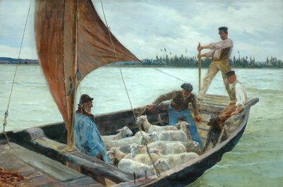 Un cruce ventoso, 1893 de William H. Bartlett