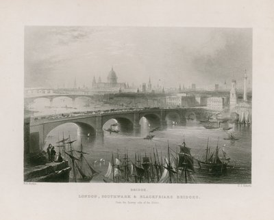 Vista general de Londres de William H. Bartlett