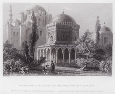 Mausoleo de Solimán el Magnífico y Roxelana de William H. Bartlett