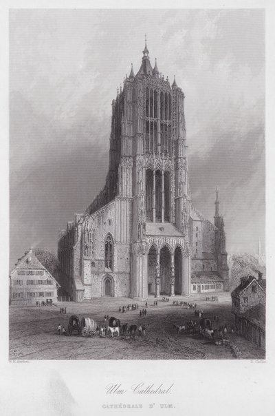 Catedral de Ulm de William H. Bartlett