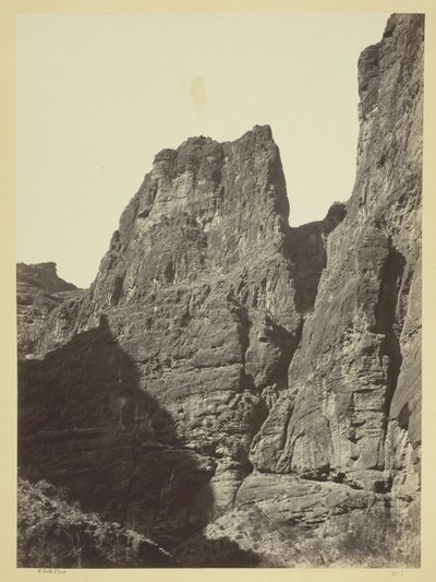 Cañón de Kanab Wash, río Colorado, mirando al sur de William H. Bell