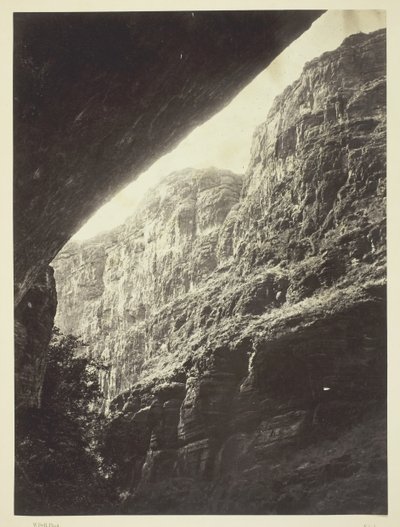 Cañón de Kanab Wash, Río Colorado, mirando al sur, 1872 de William H. Bell