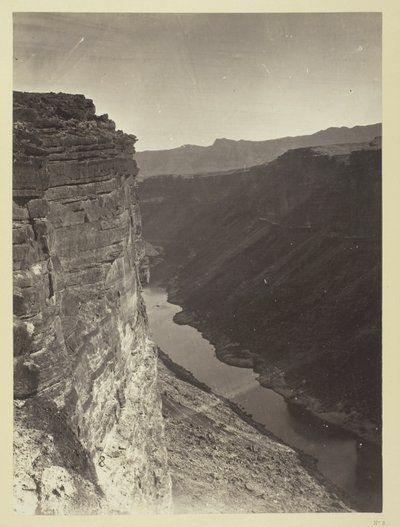 Grand Cañon, río Colorado, cerca de Paria Creek, mirando al este de William H. Bell