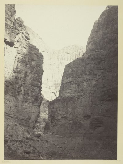 Muros de caliza Kanab Wash, río Colorado de William H. Bell