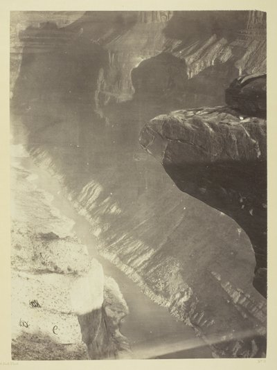 Mirando al sur hacia el Gran Cañón, Río Colorado, Cruce de Sheavwitz de William H. Bell
