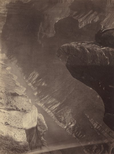 Mirando al sur en el Gran Cañón, Río Colorado, Cruce Sheavwitz de William H. Bell