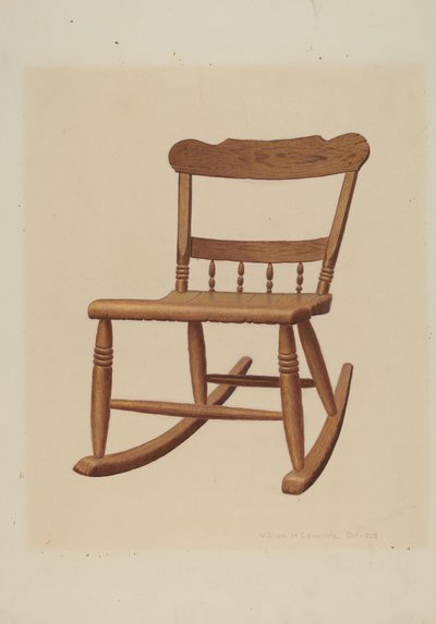 Mecedora infantil, c. 1939 de William H Edwards