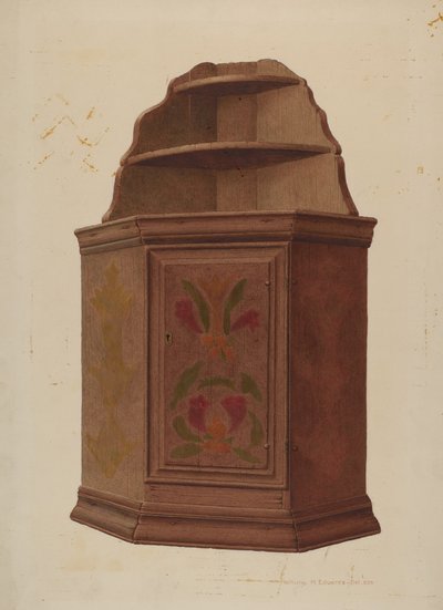 Armario de esquina, c. 1942 de William H Edwards