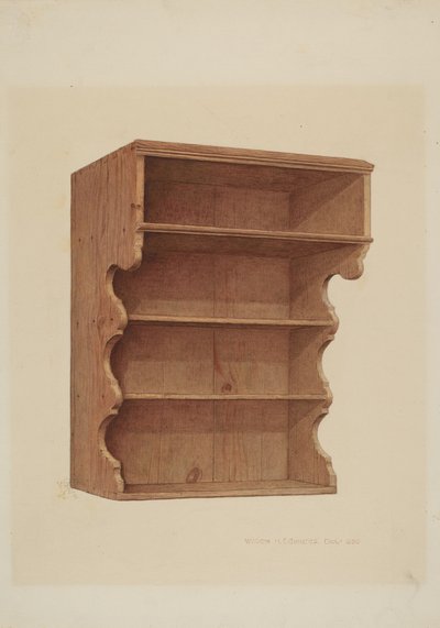 Estante colgante de William H Edwards