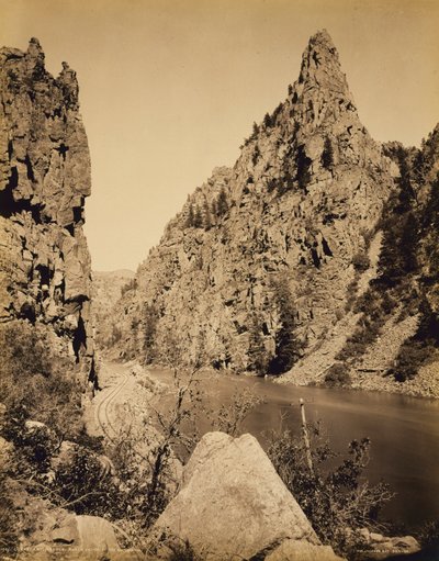 Aguja Currecanti, Cañón Negro del Gunnison de William H. Jackson