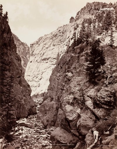 Desfiladero y Túnel Tolteca (1021) de William H. Jackson