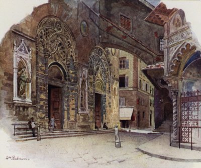 O San Michele, Florencia (litografia en color) de William H. Parkinson
