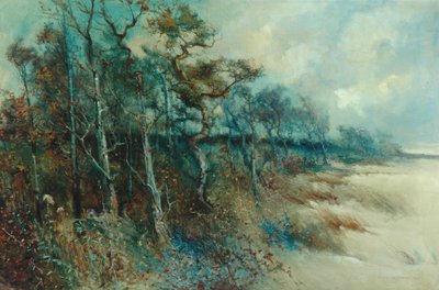 Árboles en un paisaje arenoso, Heysham, 1915 de William H. Parkinson