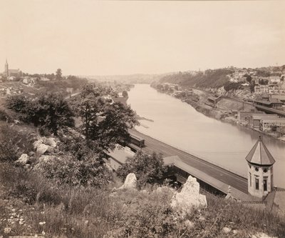 Lehigh Valley desde Piccadilly Hill, para el Lehigh Valley Railroad de William H. Rau