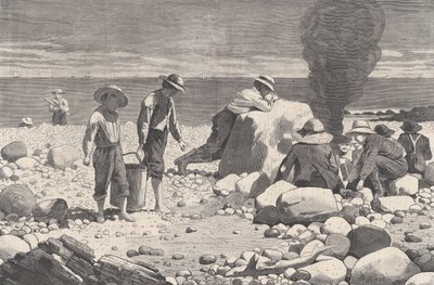 Bocetos junto al mar - Una parrillada de almejas Harper