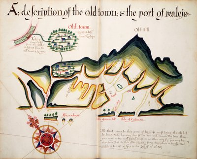 Descripción del Casco Antiguo y el Puerto del Realejo de William Hack