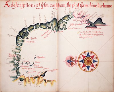 Descripción de la costa marítima de Garachine a Chame de William Hack