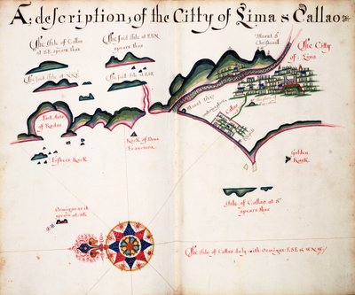 Mapa de Lima y Callao de William Hack