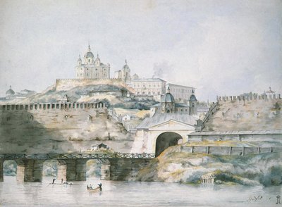 Vista de la ciudad de Smolensk, 1787 de William Hadfield