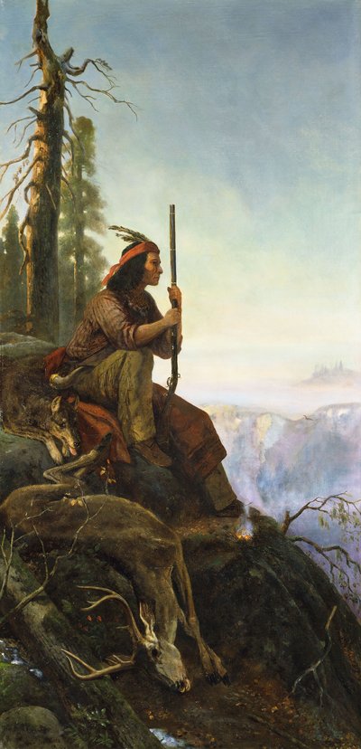 La señal de fuego, 1880 de William Hahn
