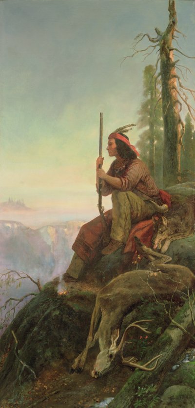 La señal de fuego, 1880 de William Hahn