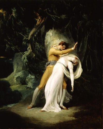Celadon y Amelia de William Hamilton