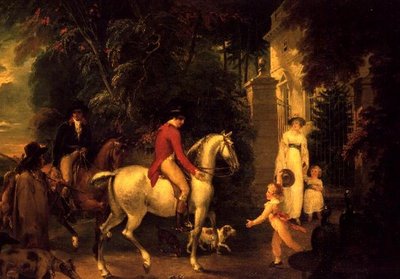 El regreso del Duque de Hamilton de la caza de William Hamilton
