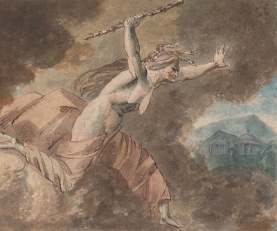 Envidia de la Casa de Envidia de Ovidio Libro II, líneas 760-796 recto..., 1770-80 de William Hamilton