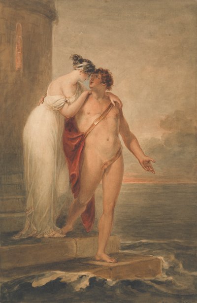 Héroe y Leandro de William Hamilton