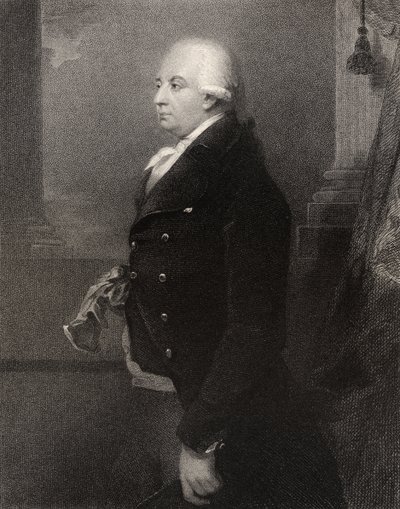 John Ker, 3er Duque de Roxburghe, grabado por E.C. Wagstaff, de 