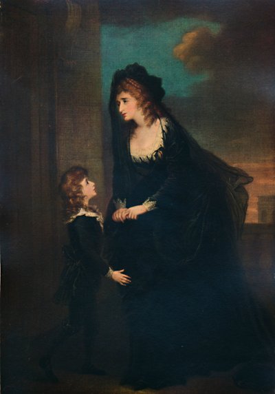 La Sra. Siddons y su Hijo en la Tragedia de Isabella, 1784, 1935 de William Hamilton