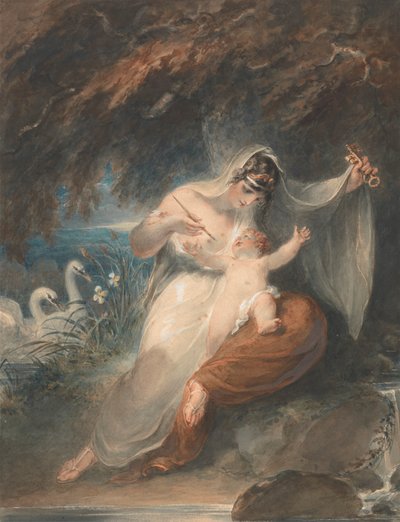 La naturaleza se revela al Shakespeare niño: Thomas Gray, El Progreso de la Poesía, III.1 de William Hamilton
