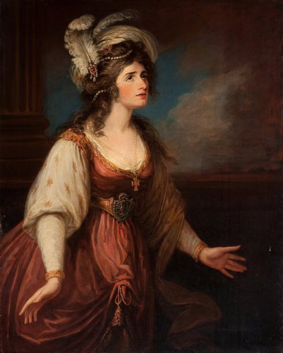 Retrato de Sarah Siddons como Zara de William Hamilton