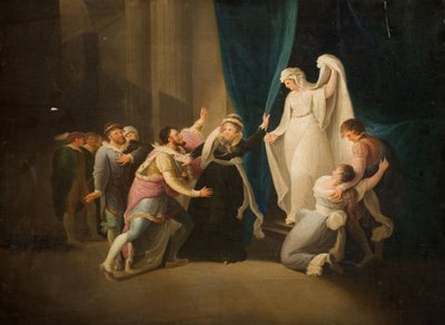 Escena de El Cuento de Invierno de Shakespeare de William Hamilton