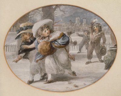 Lanzamiento de bolas de nieve de William Hamilton