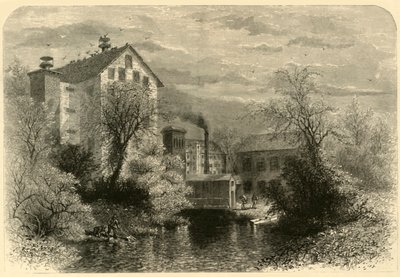 Molinos en el Río Blackstone de William Hamilton Gibson