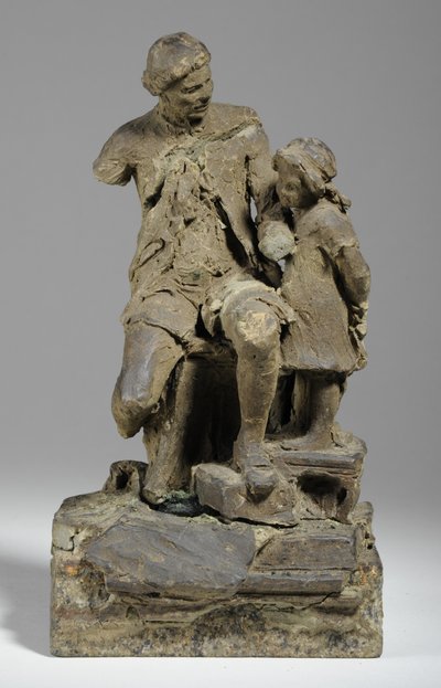 Maqueta para Joshua Reynolds con Niño de William Hamo Thornycroft